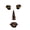 L, variant on Tree Face Ornament Facial Features Outdoor Statues Resin Weather-Resistant Garden Decoration for Yard Tree Stump