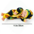 thumbnail image 2 of Poupée Simulée Reborn 30cm/11.8 Po Jouet Bébé Marionnette Girly en Caoutchouc Poupée Brodée Jouet Garçon, 2 of 5