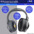 thumbnail image 4 of Almohadillas para Auriculares AHG para Sony WH-H900N MDR-100ABN con Gel Refrigerante, 4 of 6