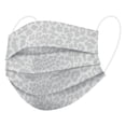 thumbnail image 3 of WeCare Disposable Face Mask, 3-Ply with Ear Loop (50 Individually Wrapped) - Combo Pack - Leopard, 3 of 4