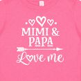 thumbnail image 4 of Inktastic Mimi and Papa Love Me for Grandchild Boys or Girls Baby T-Shirt, 4 of 5