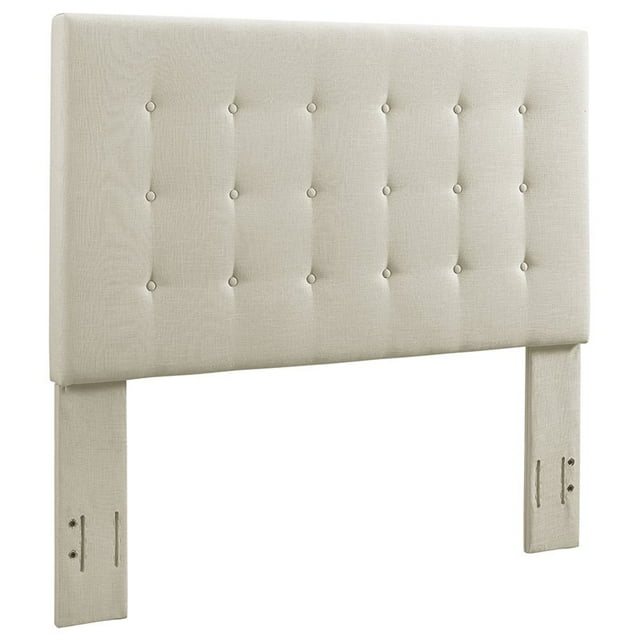 Crosley Tête de Lit Rembourrée Queen Reston en Crème