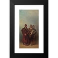thumbnail image 2 of Hans Makart 14x24 Black Modern Framed Museum Art Print Titled - Draft for the Pageant in 1879 - Three Mechanical Engineers (1879), 2 of 5
