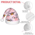 thumbnail image 4 of Rocae Pink Butterfly Daisy for Christmas Hat for Kids Hats Christmas Party Supplies, 4 of 6
