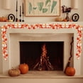 thumbnail image 2 of TanSiDing 1pcs Fall Leaf Garlands Fall Garland for Mantle Thanksgiving Fall Decoration for Home Artificial Autumn Garlands Thanksgiving Outdoor Decor A, 2 of 6