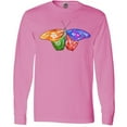 thumbnail image 3 of Inktastic Artistic Butterfly Long Sleeve T-Shirt, 3 of 5