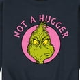 thumbnail image 3 of The Grinch - Not A Hugger Grinch - Men's Crew Neck Fleece Pullover, 3 of 5