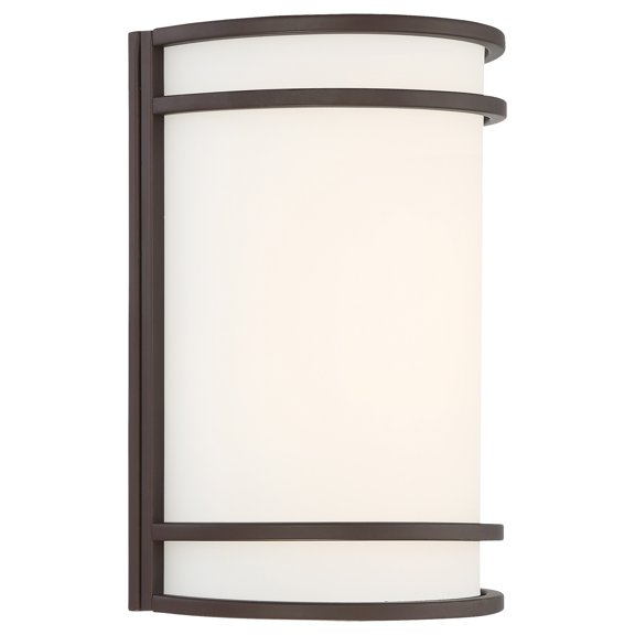 62165LEDDLP-BRZ/FST-Access Lighting-Lola - 1 Light Wall Sconce In Transitional Style-10 Inches Tall and 7.25 Inches Wide-Bronze Finish-LED Lamping