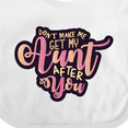 thumbnail image 4 of Inktastic Aunt Funny Niece Girls Baby Bib, 4 of 4