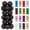 Black, variant on 24pcs Christmas Ball Ornaments Shatterproof Christmas Ornaments Set Decorations for Xmas Tree Balls