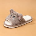 thumbnail image 5 of Xfvqtps Womens Slippers Open Toe Cute Cat Soft Sole Indoor Outdoor Casual Slide Fall Winter Cozy Comfort, 5 of 5