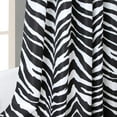 thumbnail image 4 of Zebra Shower Curtain, White and Black Zebra Stripe Print Fabric Shower Curtains for Bathroom, Waterproof Bathroom Curtains, 62" W x 84" H, 4 of 4
