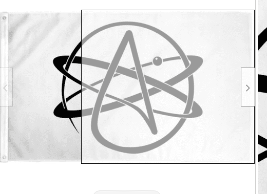 Atheist Flag 3x5 Secular Humanist Non-Theist Flag Agnostic House Flag Atom 100D 