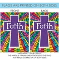 thumbnail image 5 of Toland Home Garden Faith Cross, Cross Christian Flag Double Sided 12x18 Inch, 5 of 5