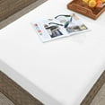thumbnail image 7 of Ottoman Lounge Chair, White, Fabric, Outdoor Patio Balcony Cafe Bistro Garden Hospitality Restaurant, Modern Contemporary HB34603, 7 of 7