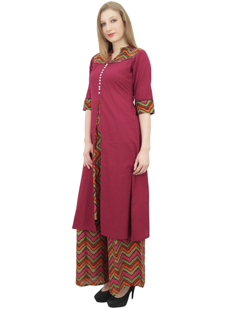 knee length dresses for ladies Buy Wine Printed Silk Blend A-Line One Piece Dress Online in USA at $21.00