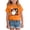 Orange, variant on larppty Halloween Shirts for Girls and Boys, Fall T-Shirts with Ghost, Witch, Pumpkin, and Dinosaur Prints (White,6-7 Years)