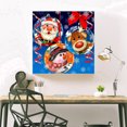 thumbnail image 4 of Cuadros Decorativos Taladro completo redondo diamante pintura 5D DIY muñeco de nieve Elk punto de cruz bordado Kit DQrwqpou Nuevos Originales, 4 of 9