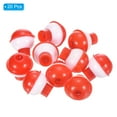 thumbnail image 3 of Uxcell 0.75" Fishing Bobbers 20Pcs Plastic Push Button Round Fishing Float, 3 of 7