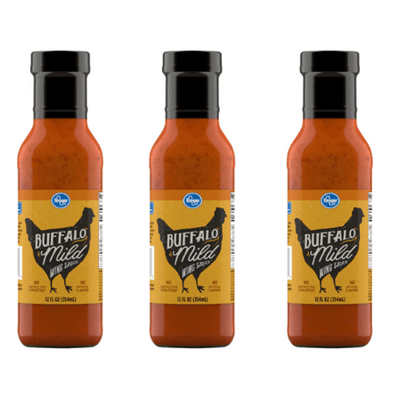 Buffalo Wing Sauce, Mild, 12 fl oz,3 Pack