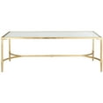 thumbnail image 2 of Safavieh Antwan Solid Classic Coffee Table, Gold/Tempered Glass Top, 2 of 4