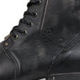 thumbnail image 6 of OSSTONE Vintage Moto Boots Retro Chukka Boots for Men Fashion Lace-up Leather Casual Shoes 6015-6-Vintage-7.5 Vintage Black, 6 of 6