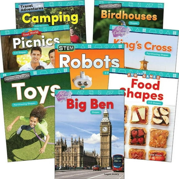 Mathematics in the Real World: Geometry: Grades K-1 (8-Book Set) (Other)