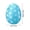 Blue-BU-home supplies, variant on LEFTHIGH Home Hanging Plastic Easter Bunny Decoration 50cm Inflatable Egg Shape Holiday Party Home Indoor Outdoor Decor Home