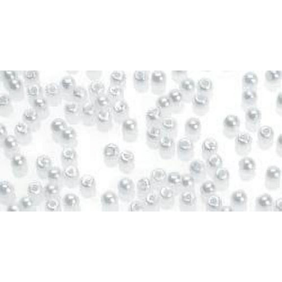 Darice Pearl Beads Round White 3mm