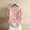 Pink, variant on ALLLIST Scoop Neck Womens Tops Clearance Short Sleeve Pink Floral T-Shirts Button Casual Women's Blouse