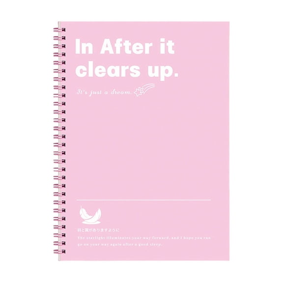 Spiral Journal Notebooks,Thick Student Coil Notebook,A5/B5 60 Sheets,6 Assorted Colors,College Note Bound Journal,Spiral Journals Notebooks for Writing,Note Taking & Working(Pink)