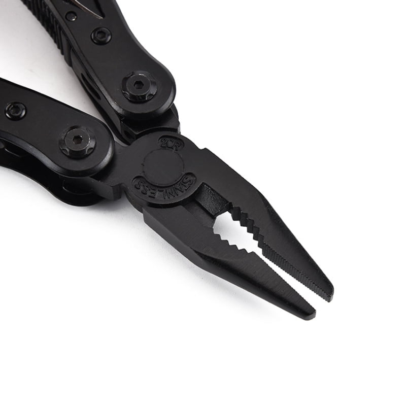 Folding Pliers Outdoors Hunting Stainless Multitools, EDC Multi-tool Folding Plier Tool Portable Knife Replaceable Hand Tools Set