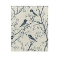 thumbnail image 4 of Birds and Flowers Pattern Thermal Blackout Curtains 63x55 Inch 2 Panels Grommet Window Drapes for Bedroom Living Room, 4 of 5
