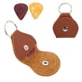 thumbnail image 4 of Guitar Pick Holder, PU Leather Guitar Pick Storage Wear Resistant  For Beginners For Students Red,Green,Black,Brown, 4 of 8