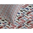 thumbnail image 4 of Ambesonne London Quilted Bedspread Set 3 Pcs, UK English Landmarks, Queen Size, Multicolor, 4 of 5