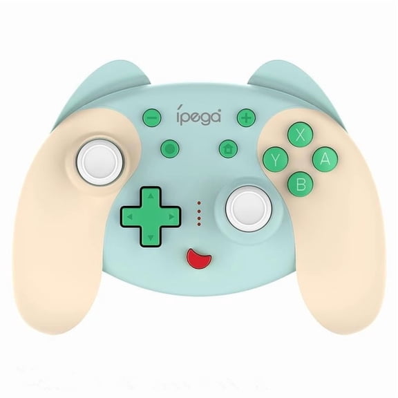 IPEGA Switch Isabelle Bluetooth Game Controller - NFC Amiibo Wake-Up, Six-Axis Gyro, Turbo Auto-Fire, Adjustable Vibration, Wireless NS/OLED Gamepad
