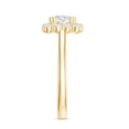 thumbnail image 3 of Rosec Jewels Moissanite Halo Engagement Ring for Women (D-VS1 Quality), 14K Yellow Gold, US 12.00, 3 of 8