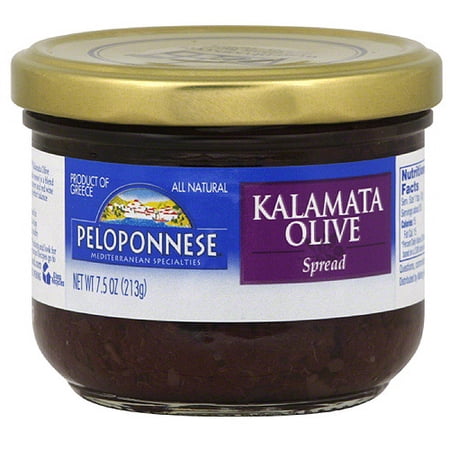 (6 Pack) Peloponnese Kalamata Olive Spread  7.5 oz