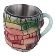thumbnail image 3 of Taza de café con diseño de libro pintado en 3D, multifuncional y novedosa, ideal para literatura. Estilo B, 3 of 9