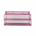 thumbnail image 6 of HGMart Mesh Desktop Office Organizer - 2 Tier Stackable File Letter Tray Organizer with Desk Sorter 3 Compartment, 6 of 7