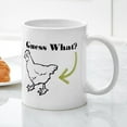thumbnail image 3 of CafePress - Chicken Butt Mug - 11 oz Ceramic Mug - Novelty Coffee Tea Cup, 3 of 4
