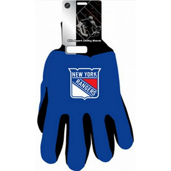 New York Rangers Two Tone Gloves - Adult