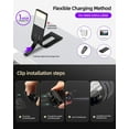 thumbnail image 3 of Bookmark Book Light, Clip on Book Lights for Reading at Night, Reading Lights for Books in Bed - Eyes, 8 LED with 3 Colors Temperatures & Stepless Dimming for Readers & Kids (Black), 3 of 4