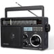 thumbnail image 1 of Radio Am Fm, radio portátil de onda corta, soporte USB, tarjeta Sd/tf, con conector para auriculares, alimentación de CA o batería, adecuado para personas mayores (negro), 1 of 5