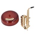 thumbnail image 2 of Boîte à Musique Vintage, Décoration d'Instrument de Musique à Remontoir pour Salon, 2 of 7