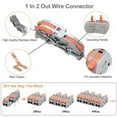 thumbnail image 4 of 30pcs connectors T-type lever wire connectors and 1 in 2 out splitter, 4 of 10