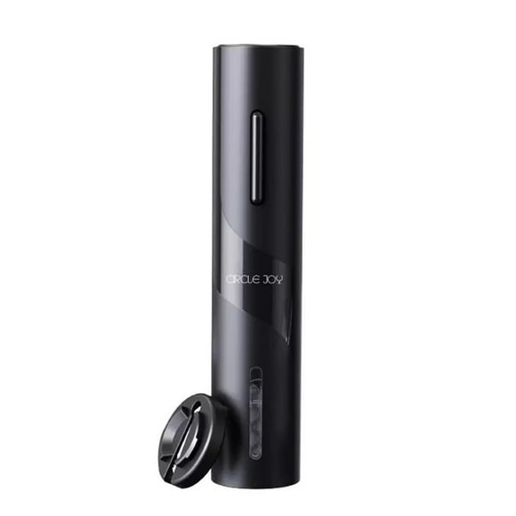 Circlejoy Electric Wine Opener Cordless Automatic Electric Corkscrew Bottle Opener Set Contains Foil Cutter Vacuum
