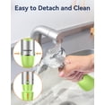 thumbnail image 2 of Immersion Blender de Mano 1000W 5 en 1 con Cable Stick Hand Blender Kitchen con 12 Velocidades, Libre de BPA, Vaso Mezclador, Picadora, Batidor, Espumador de Leche, Emulsionante Perfecto, 2 of 9