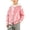 Hot Pink, variant on Coerni Boys Fleece Hooded Varsity Jacket Kids Color Block Button Down Baseball Coat Fall Winter Warm Handsome Streetwear Outerwear with Pockets