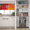 thumbnail image 5 of LALILO Kitchen Curtains and Valances Set of 3 36" Colorful Window Treatment Tiers for Window Decor, 5 of 5